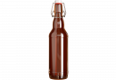 Бутылка бугельная коричневая с пробкой, 0,5 л.