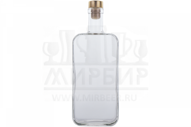 Бутылка стеклянная "Gardi" с пробкой Bruni Glass (Италия) 0,5 л