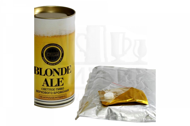 Охмелённый экстракт ALCOFF "BLOND ALE" светлый эль, 1.7 кг.